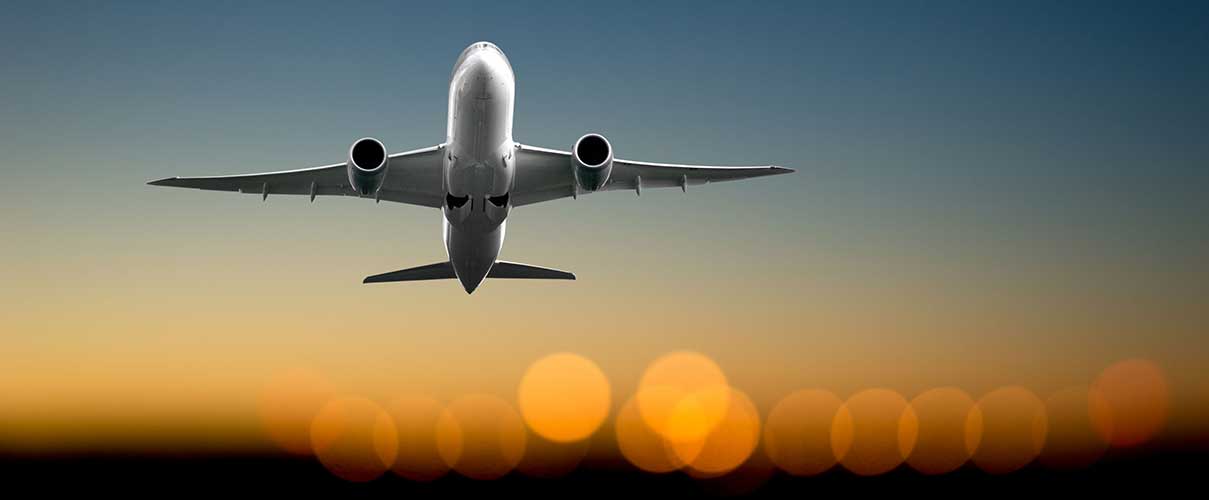 A luxury jetliner for business travel